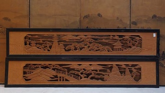 Резное настенное панно